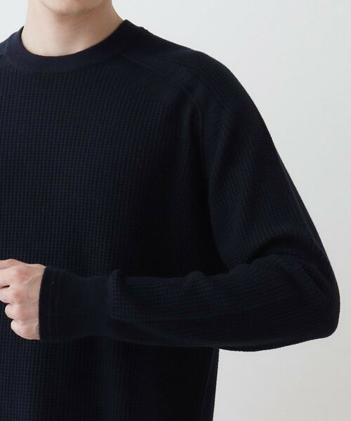Dessin / デッサン ニット・セーター | 【洗える】コットンカシミヤワッフルプルオーバー | 詳細17