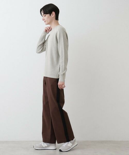 Dessin / デッサン ニット・セーター | 【洗える】コットンカシミヤワッフルプルオーバー | 詳細7