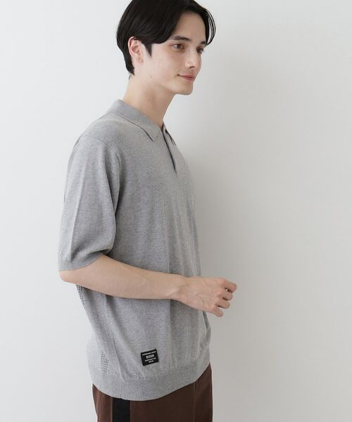 Dessin / デッサン ニット・セーター | 【洗える】襟付き半袖ニット | 詳細1