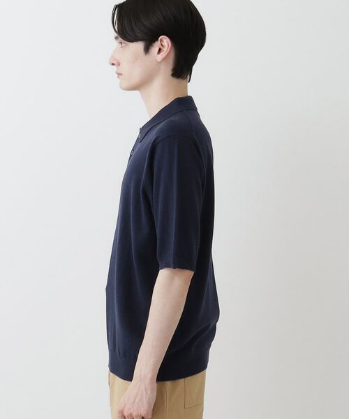 Dessin / デッサン ニット・セーター | 【洗える】襟付き半袖ニット | 詳細10