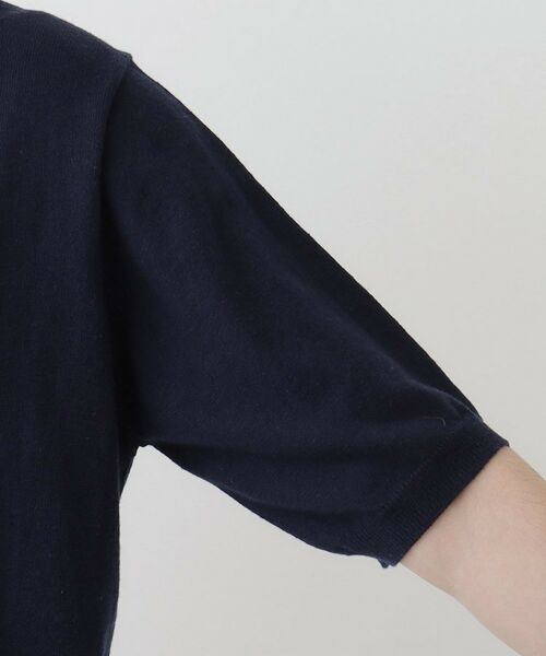 Dessin / デッサン ニット・セーター | 【洗える】襟付き半袖ニット | 詳細13