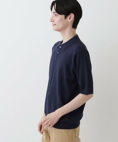 Dessin / デッサン ニット・セーター | 【洗える】襟付き半袖ニット | 詳細5