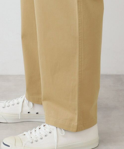 Dessin / デッサン パンツ | 【洗える】コットンツイルパンツ | 詳細15