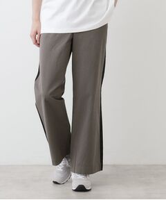 Dessin / デッサン パンツ | 【洗える】コットンツイルサイドライン入りパンツ