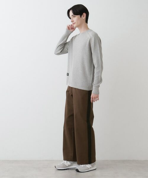 Dessin / デッサン パンツ | 【洗える】コットンツイルサイドライン入りパンツ | 詳細3