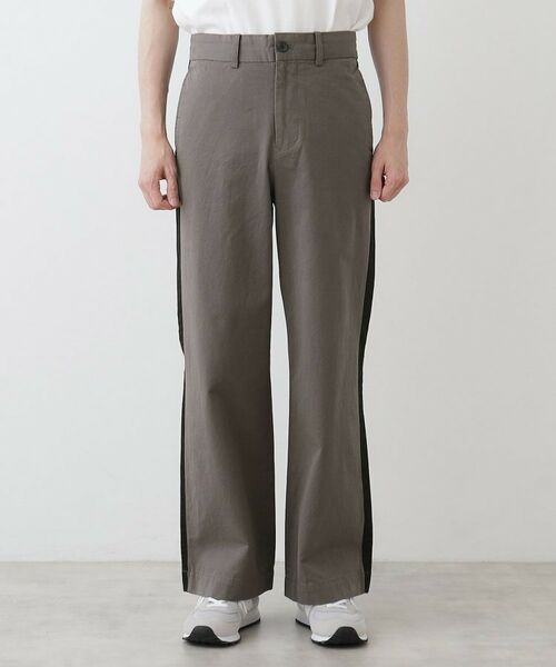 Dessin / デッサン パンツ | 【洗える】コットンツイルサイドライン入りパンツ | 詳細9