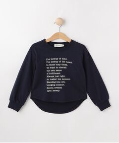 Dessin / デッサン カットソー | 【リンクコーデ/洗える】メッセージロゴ入りTシャツ