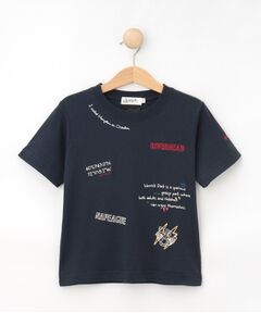 Dessin / デッサン Tシャツ | 【リンクコーデ/洗える】刺繍Tシャツ