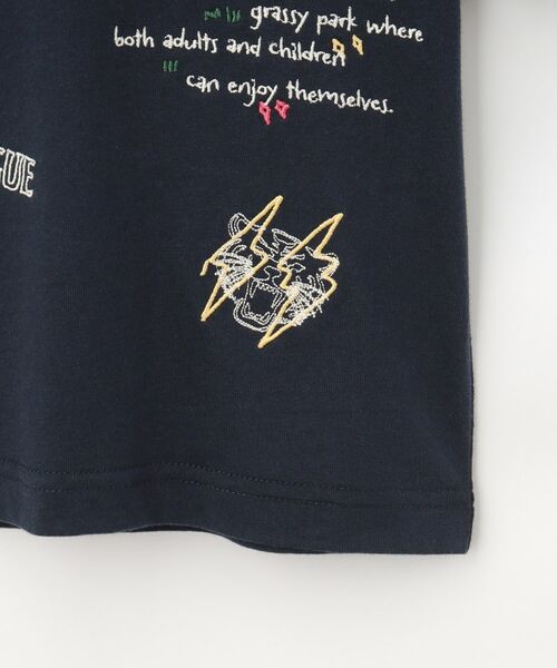 Dessin / デッサン Tシャツ | 【リンクコーデ/洗える】刺繍Tシャツ | 詳細5