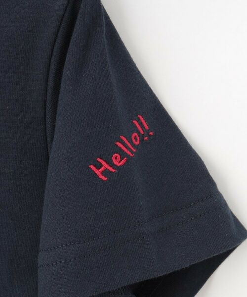 Dessin / デッサン Tシャツ | 【リンクコーデ/洗える】刺繍Tシャツ | 詳細7