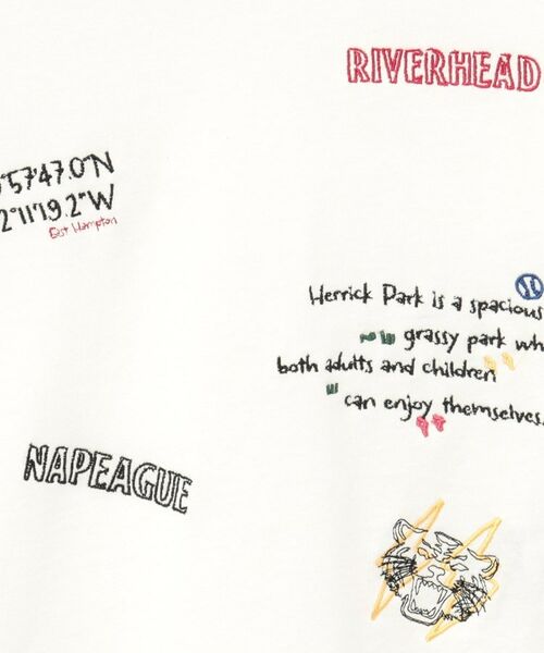 Dessin / デッサン Tシャツ | 【リンクコーデ/洗える】刺繍Tシャツ | 詳細9