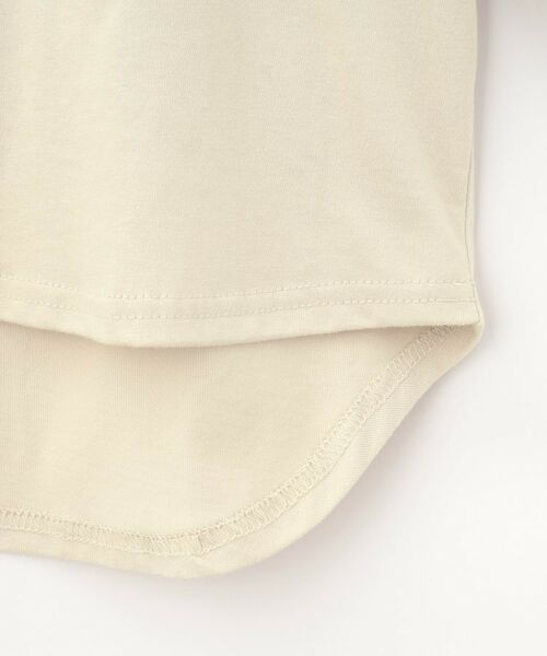 Dessin / デッサン Tシャツ | 【リンクコーデ/洗える】箔プリント7分袖Tシャツ | 詳細5