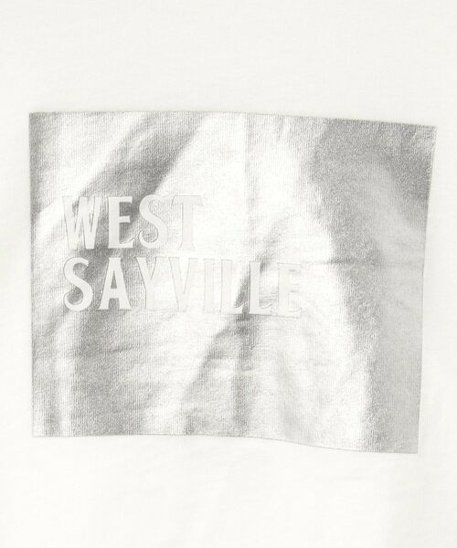 Dessin / デッサン Tシャツ | 【リンクコーデ/洗える】箔プリント7分袖Tシャツ | 詳細7