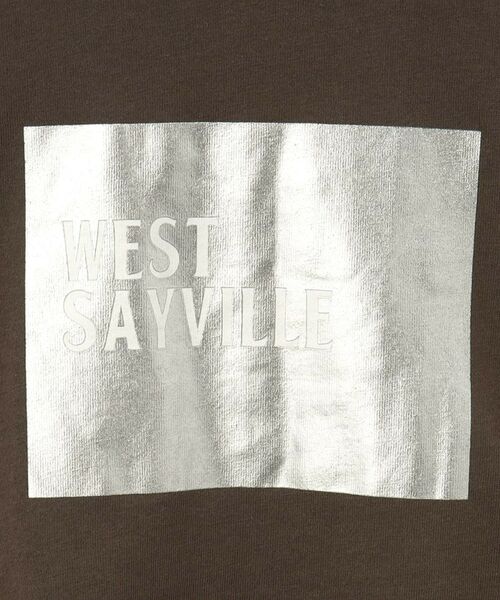 Dessin / デッサン Tシャツ | 【リンクコーデ/洗える】箔プリント7分袖Tシャツ | 詳細8