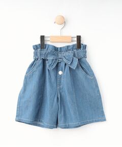 Dessin / デッサン ショート・ハーフ・半端丈パンツ | 【洗える】ライトデニムキュロット