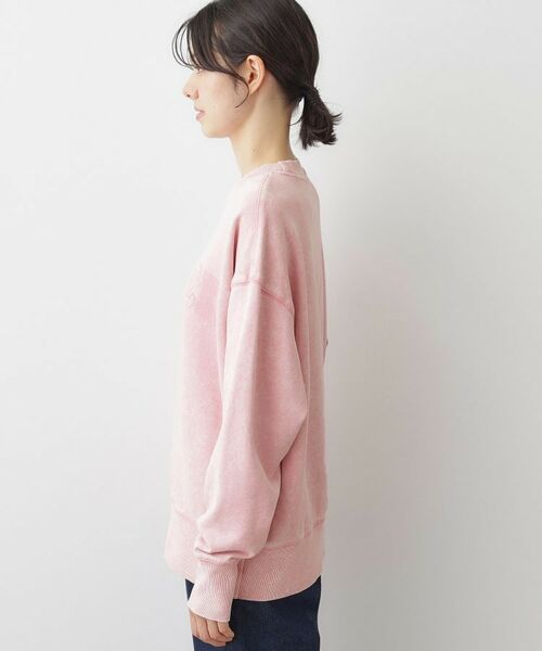 Dessin / デッサン スウェット | 【ユニセックス/洗える】ケミカルウォッシュ裏毛トレーナー | 詳細10