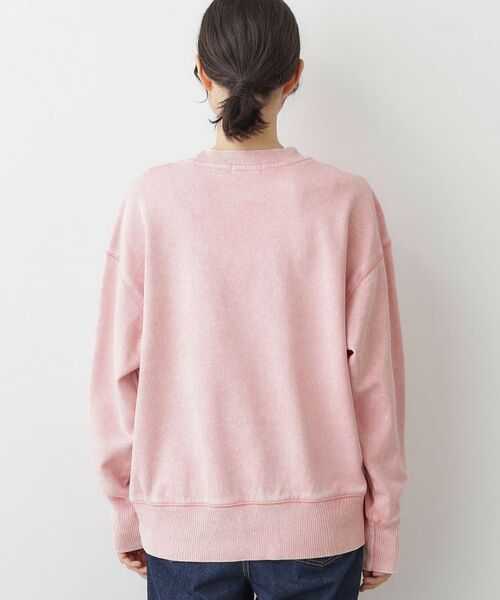 Dessin / デッサン スウェット | 【ユニセックス/洗える】ケミカルウォッシュ裏毛トレーナー | 詳細11
