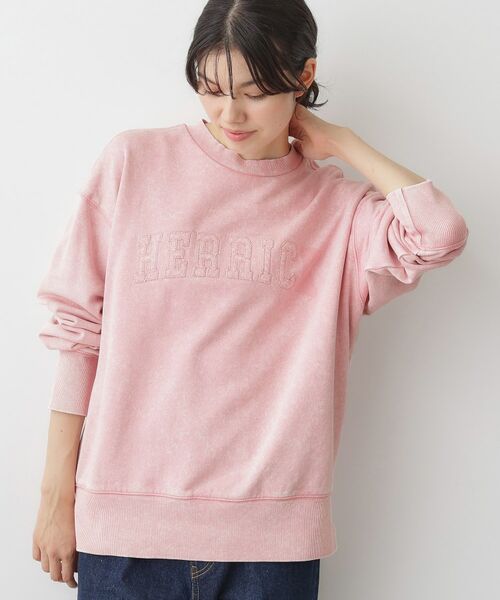 Dessin / デッサン スウェット | 【ユニセックス/洗える】ケミカルウォッシュ裏毛トレーナー | 詳細5