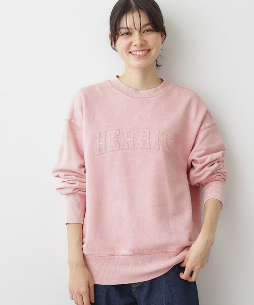 Dessin / デッサン スウェット | 【ユニセックス/洗える】ケミカルウォッシュ裏毛トレーナー | 詳細6