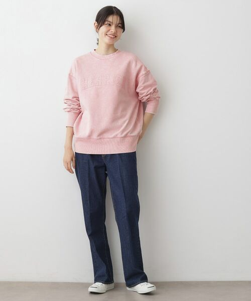 Dessin / デッサン スウェット | 【ユニセックス/洗える】ケミカルウォッシュ裏毛トレーナー | 詳細7