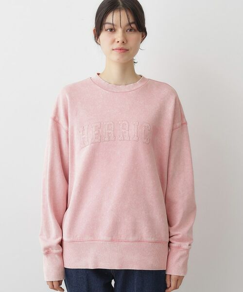 Dessin / デッサン スウェット | 【ユニセックス/洗える】ケミカルウォッシュ裏毛トレーナー | 詳細9