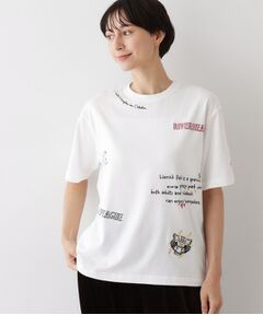 Dessin / デッサン Tシャツ | 【ユニセックス/リンクコーデ】刺繍Tシャツ