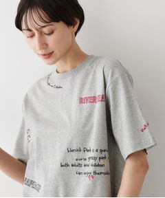 Dessin / デッサン Tシャツ | 【ユニセックス/リンクコーデ】刺繍Tシャツ
