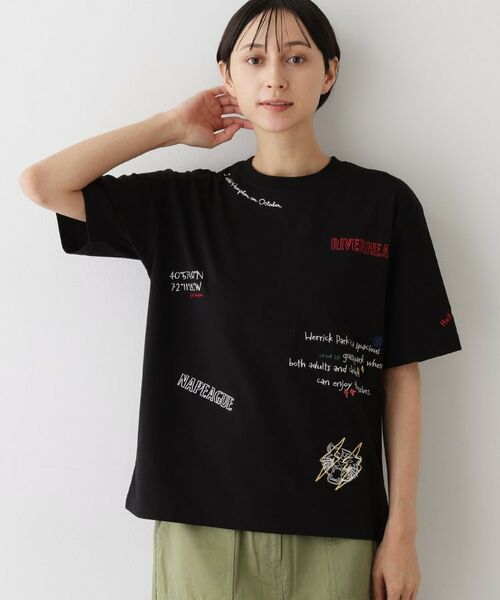 Dessin / デッサン Tシャツ | 【ユニセックス/リンクコーデ】刺繍Tシャツ | 詳細10