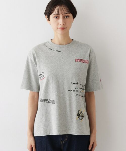 Dessin / デッサン Tシャツ | 【ユニセックス/リンクコーデ】刺繍Tシャツ | 詳細13