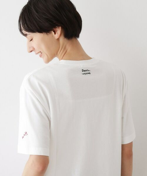 Dessin / デッサン Tシャツ | 【ユニセックス/リンクコーデ】刺繍Tシャツ | 詳細2