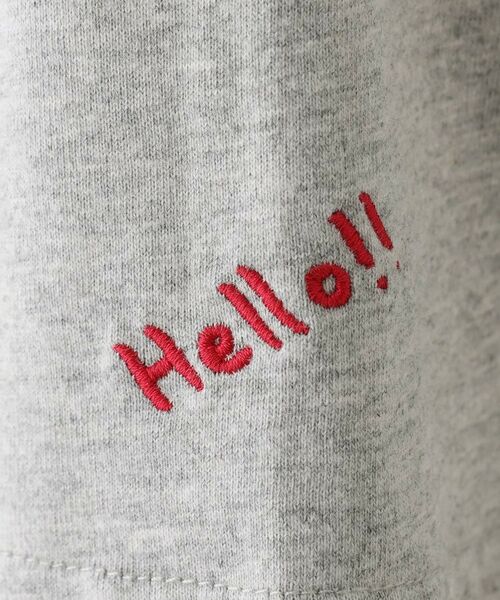 Dessin / デッサン Tシャツ | 【ユニセックス/リンクコーデ】刺繍Tシャツ | 詳細20