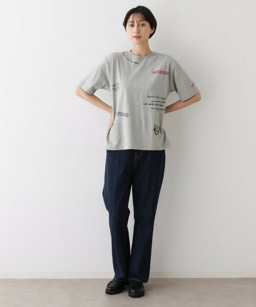 Dessin / デッサン Tシャツ | 【ユニセックス/リンクコーデ】刺繍Tシャツ | 詳細7