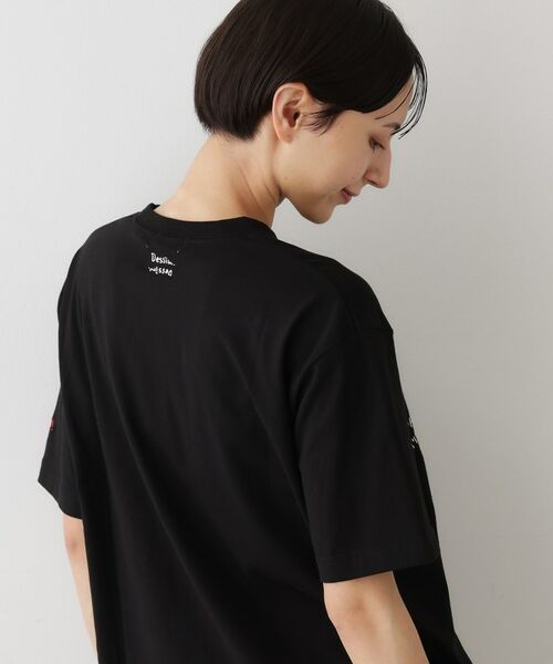 Dessin / デッサン Tシャツ | 【ユニセックス/リンクコーデ】刺繍Tシャツ | 詳細9