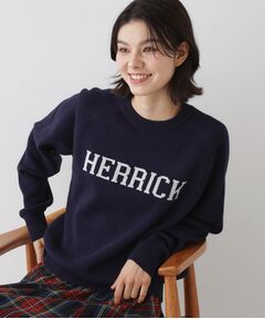 Dessin / デッサン ニット・セーター | 【ユニセックス／洗える】ロゴコットンジャカード