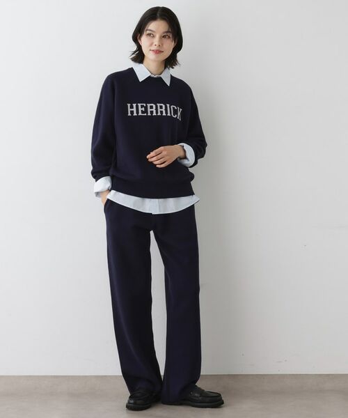 Dessin / デッサン ニット・セーター | 【ユニセックス/洗える】ロゴコットンジャカード | 詳細11