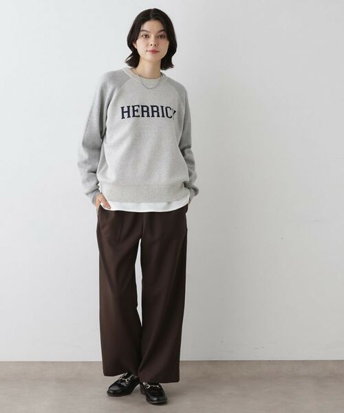 Dessin / デッサン ニット・セーター | 【ユニセックス/洗える】ロゴコットンジャカード | 詳細2