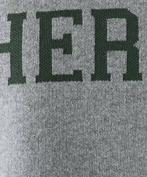 Dessin / デッサン ニット・セーター | 【ユニセックス/洗える】ロゴコットンジャカード | 詳細8