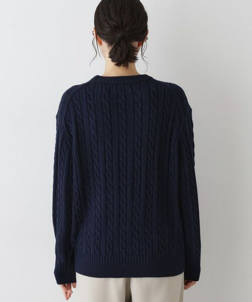 Dessin / デッサン ニット・セーター | 【ユニセックス・洗える】クルーネックケーブルニット | 詳細15