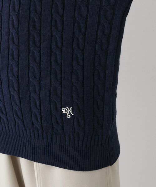 Dessin / デッサン ニット・セーター | 【ユニセックス・洗える】クルーネックケーブルニット | 詳細18