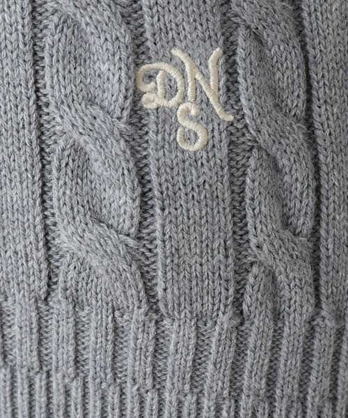 Dessin / デッサン ニット・セーター | 【ユニセックス・洗える】クルーネックケーブルニット | 詳細4