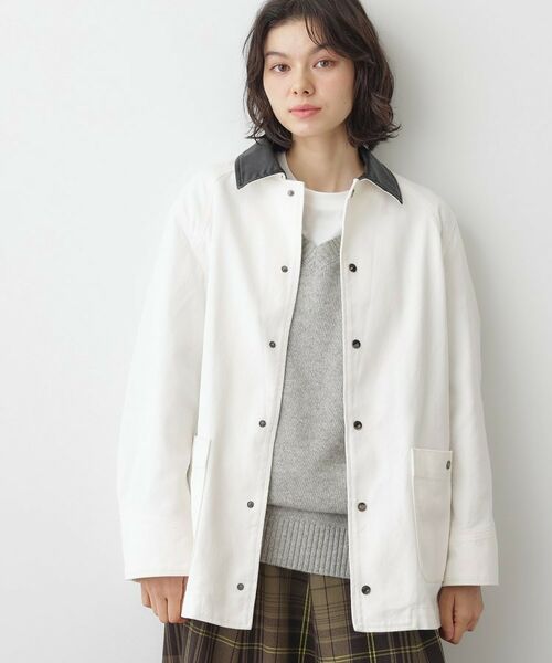 Dessin / デッサン Gジャン・デニムジャケット | 【ユニセックス/洗える】バイカラージャケット | 詳細1