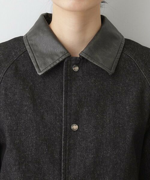 Dessin / デッサン Gジャン・デニムジャケット | 【ユニセックス/洗える】バイカラージャケット | 詳細12