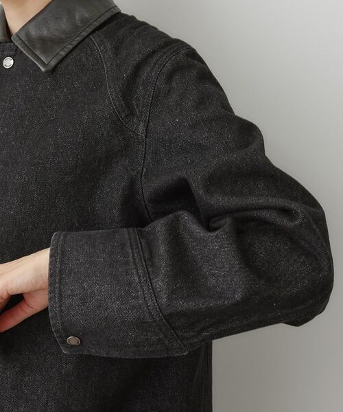 Dessin / デッサン Gジャン・デニムジャケット | 【ユニセックス/洗える】バイカラージャケット | 詳細13