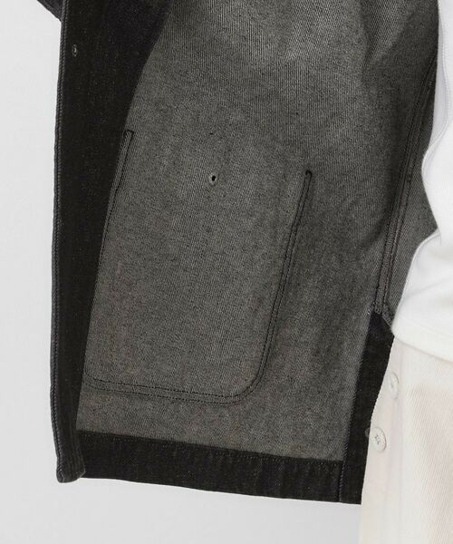 Dessin / デッサン Gジャン・デニムジャケット | 【ユニセックス/洗える】バイカラージャケット | 詳細17