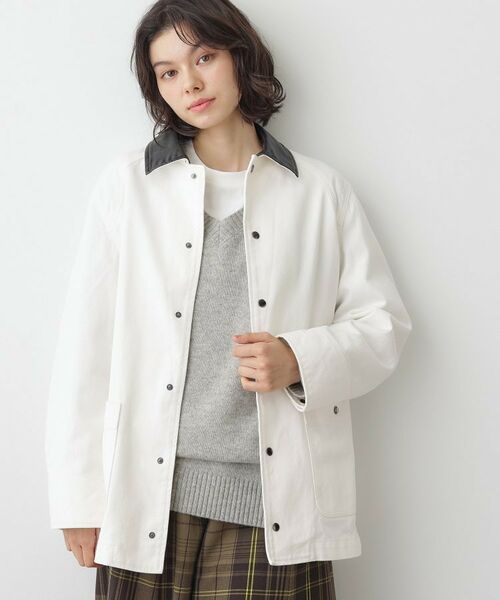 Dessin / デッサン Gジャン・デニムジャケット | 【ユニセックス/洗える】バイカラージャケット | 詳細2