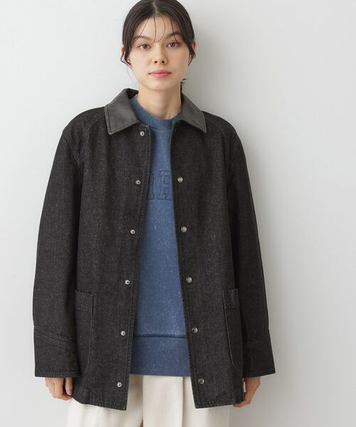 Dessin / デッサン Gジャン・デニムジャケット | 【ユニセックス/洗える】バイカラージャケット | 詳細5