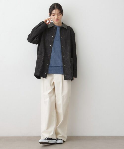 Dessin / デッサン Gジャン・デニムジャケット | 【ユニセックス/洗える】バイカラージャケット | 詳細7