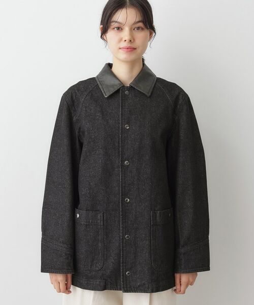 Dessin / デッサン Gジャン・デニムジャケット | 【ユニセックス/洗える】バイカラージャケット | 詳細9