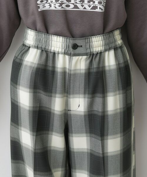 Dessin / デッサン パンツ | 【ユニセックス/ウエストゴム】チェック柄パンツ | 詳細12