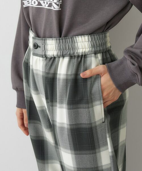 Dessin / デッサン パンツ | 【ユニセックス/ウエストゴム】チェック柄パンツ | 詳細13